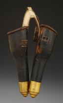 Photo 2 : PAIRE DE FONTES POUR PISTOLETS, Premier Empire. 33730