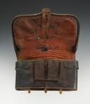 Photo 6 : CARTRIDGE BOX OF THE KING'S BODY GUARDS, WAGRAM COMPANY, first model 1814, Restoration. 27915