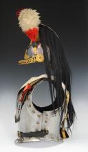 Photo 6 : CASQUE ET CUIRASSE D'OFFICIER DES CUIRASSIERS DE LA GARDE IMPÉRIALE, modèle 1854, Second Empire. 27047