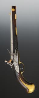 Photo 6 : ARC TRIGGER PISTOL, model of 1733, for the Hussars de Rattk regiment, Ancient Monarchy, reign of Louis XV, between 1740 and 1743. 34627