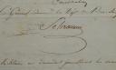 Defense of the Rhine. SIGNED LETTER FROM GENERAL SCHRAMM* TO ANOTHER GENERAL, Headquarters in Drusenheim on November 26, 1813. 18906-15