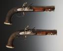 PAIR OF OFFICER'S FLINTLOCK PISTOLS, SIGNED "DUMAREST À PARIS", Restoration period. 30872