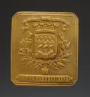 PLAQUE DE CEINTURON DE LA GARDE RÉPUBLICAINE, modèle 1900, Troisième République. 27814