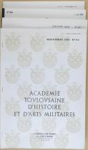 Photo 2 : GUEZE - " Académie Toulousaine d'Histoire et d'Arts Militaires " - Toulouse - Lot de 12 brochures dactylographiées - 1976 à 1981