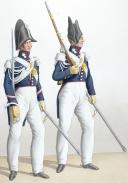 Photo 2 : 1830. Garde Royale. Grenadiers à Cheval (2e Régiment). Brigadier, Grenadier.