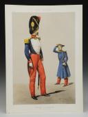 Photo 2 : ARMAND-DUMARESQ - Uniformes de la Garde Impériale en 1857 : Régiment de Grenadiers officiers en grande et petite tenue. 27996-2