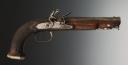 Photo 2 : PAIR OF OFFICER'S FLINTLOCK PISTOLS, SIGNED "DUMAREST À PARIS", Restoration period. 30872