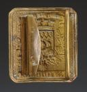 Photo 2 : PLAQUE DE CEINTURON DE LA GARDE RÉPUBLICAINE, modèle 1900, Troisième République. 27814