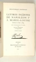 Photo 2 : LETTRES inédites de Napoléon 1er à Marie-Louise,