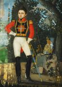 Photo 4 : MUSKETEER FROM THE FIRST COMPANY "GRAY MUSKETEER", Restoration: miniature portrait. 29246-3