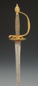 Photo 4 : OFFICER'S SWORD, model 1767, Ancient Monarchy. 33464