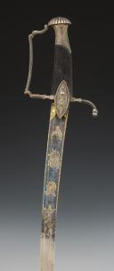 Photo 5 : SABRE D'OFFICIER DE CAVALERIE LÉGÈRE OU DE GARDE D'HONNEUR, Premier Empire - Restauration. 30104