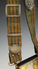Photo 5 : BALDRIC AND SWORD HANGER OF AN OFFICER'S FULL DRESS UNIFORM OF THE IMPERIAL GUARD GUIDES, second model 1857, Second Empire. 33003
