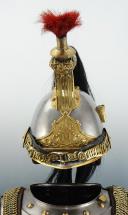 Photo 6 : Ensemble casque et cuirasse de Cuirassiers de la Garde Impériale, modèle 1854, Second Empire.