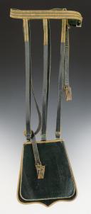 Photo 7 : BALDRIC AND SWORD HANGER OF AN OFFICER'S FULL DRESS UNIFORM OF THE IMPERIAL GUARD GUIDES, second model 1857, Second Empire. 33003