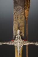 Photo 8 : SABRE D'OFFICIER À L'ORIENTALE, TYPE PALA, Premier tiers du XIXème siècle. 30224