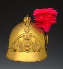 FIREMAN'S HELMET FROM THE COMMUNE OF MONTEREAU, type 1895, Third Republic. 28548R