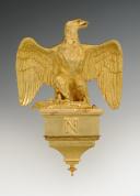AIGLE À FIXATION MURALE SUR LE MODÈLE DE L'AIGLE DE DRAPEAU DE LA GARDE NATIONALE, modèle juillet 1852, Seconde moitié du XIXème siècle. 33963