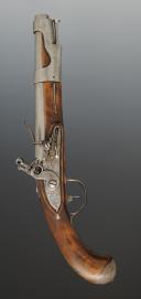 PISTOLET D'ARÇON, modèle de 1763-1766, version républicaine. Première République,  entre 1794 et 1795. 34629