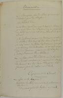 Photo 2 : HABILLEMENT pour les régimens de Chasseurs proposé à M. le Duc de Guiner, le 2 avril 1789. Chasseurs à cheval. 4 pages