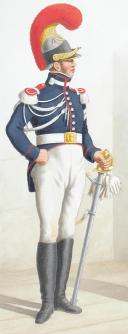 Photo 2 : 1817. Garde Royale. Cuirassiers (2e Régiment). Trompette, Cuirassier.