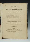 Photo 2 : AMBROISE TARDIEU : GALERIE DES UNIFORMES DES GARDES NATIONALES DE FRANCE, Restauration.