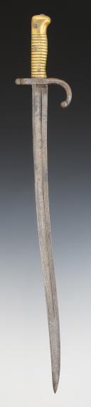Photo 2 : CHASSEPOT BAYONET SABER, model 1866, Third Republic. 27339