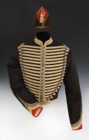Photo 2 : UNIFORM OF MARSHAL OF THE 2nd HUSSARD REGIMENT, model 1860, Second Empire. 29080-29072