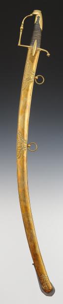 Photo 2 : SABRE D'OFFICIER DE CAVALERIE LÉGÈRE, style Directoire - Consulat, composite XIXème-XXème siècle. 30103
