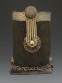 Photo 2 : SHAKO DE CAPITAINE DU 1er RÉGIMENT DE CHASSEURS À CHEVAL, Restauration (1818-1822). 33758