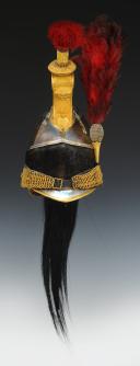 Photo 3 : HELMET OF AN OFFICER OF CUIRASSIERS, model 1844, Monarchie de Juillet. 27054-2