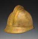 Photo 3 : CASQUE TROUPE DE SAPEURS-POMPIERS DE LA COMMUNE DE SAINT JOUIN DE MARNES, type 1895, Troisième République. 24512