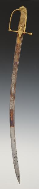Photo 3 : OFFICER'S SWORD OF THE FOOT GRENADIERS OF THE IMPERIAL GUARD, model 1804 modified for the National Guard of the Imperial Guard, First Empire. 32765