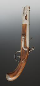 Photo 4 : PISTOLET D'ARÇON, modèle de 1763-1766, version républicaine. Première République,  entre 1794 et 1795. 34629