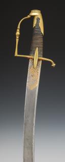 Photo 5 : SABRE D'OFFICIER DE CAVALERIE LÉGÈRE, style Directoire - Consulat, composite XIXème-XXème siècle. 30103