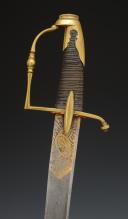 Photo 6 : SABRE D'OFFICIER DE CAVALERIE LÉGÈRE, style Directoire - Consulat, composite XIXème-XXème siècle. 30103