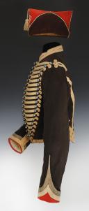 Photo 7 : UNIFORM OF MARSHAL OF THE 2nd HUSSARD REGIMENT, model 1860, Second Empire. 29080-29072