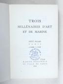 Photo 1 : Catalogue – exposition au Petit Palais " Trois millénaires d’art et de marine " 