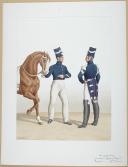 1830. Garde Royale. Grenadiers à Cheval (2e Régiment). Brigadier, Maréchal-Ferrant.