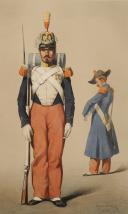 ARMAND-DUMARESQ - Uniformes de la Garde Impériale en 1857 : Régiment des Voltigeurs. 27996-4