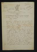 Armée d'Italie. LETTRE AUTOGRAPHE SIGNÉE SCHÉRER * GÉNÉRAL EN CHEF DE L'ARMÉE D'ITALIE ADRESSÉE AU MINISTRE DE LA GUERRE AUBERT DUBAYES **, Finale le 25 frimaire an 4 (16 décembre 1795). 18915-6