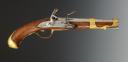 PISTOLET D'ARÇON, modèle de 1763-1766, deuxième type, 1776. Ancienne Monarchie règne de Louis XVI. 34631
