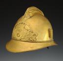 Photo 2 : FIREFIGHTER HELMET FROM THE HUTCHINSON ESTABLISHMENT, 1895 type, Third Republic. 24516.