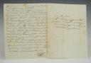 Photo 2 : Armée du Midi. LETTRE AUTOGRAPHE SIGNÉE DU SERGENT BELLANGER À M. FAULTRIER DU LION D'ANGERS, Montauban le 11 mai 1814. 18856-1