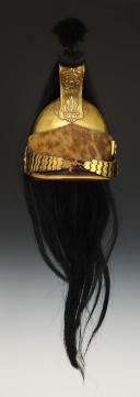 Photo 2 : DRAGOON TROOP HELMET, First Empire Style, manufactured in the late 19th century. Item number 32605.