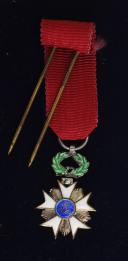 Photo 3 : RÉDUCTION DE L'ORDRE DE LA COURONNE DE BELGIQUE, premier tiers du XIX° siècle. 28188-3