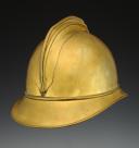 Photo 3 : FIREFIGHTER HELMET FROM THE HUTCHINSON ESTABLISHMENT, 1895 type, Third Republic. 24516.