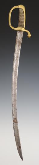 Photo 3 : INFANTRY NON-COMMISSIONED OFFICER'S SABER KNOWN AS "BRIQUET", First Empire. 32793