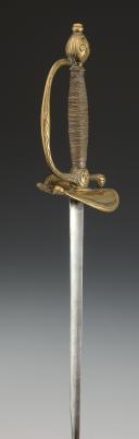 Photo 6 : ÉPÉE DES GARDES DU CORPS DE LA MAISON MILITAIRE DU ROI, modèle 1814, Restauration. 33465-1