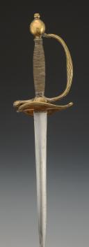 Photo 7 : ÉPÉE DES GARDES DU CORPS DE LA MAISON MILITAIRE DU ROI, modèle 1814, Restauration. 33465-1